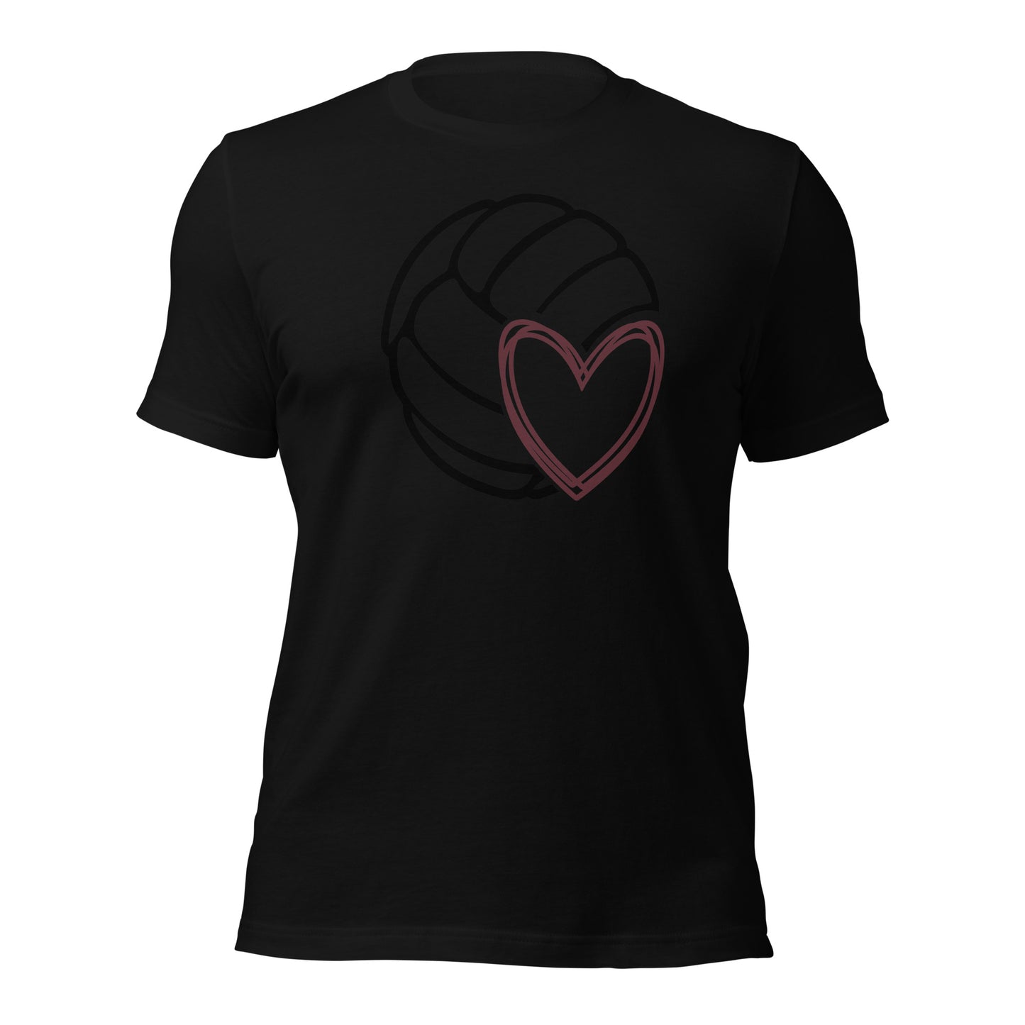 Volleyball + Heart T-shirt