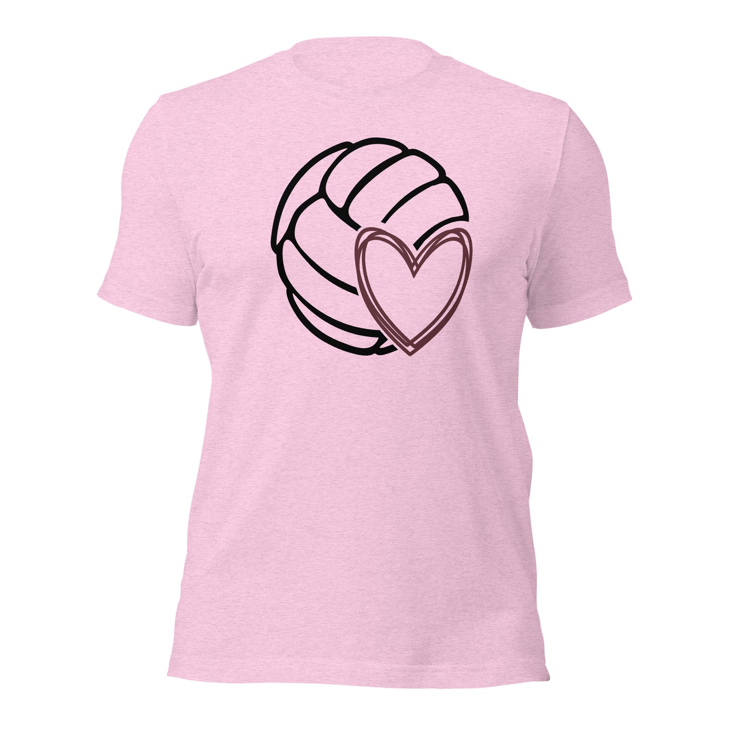 Volleyball + Heart T-shirt