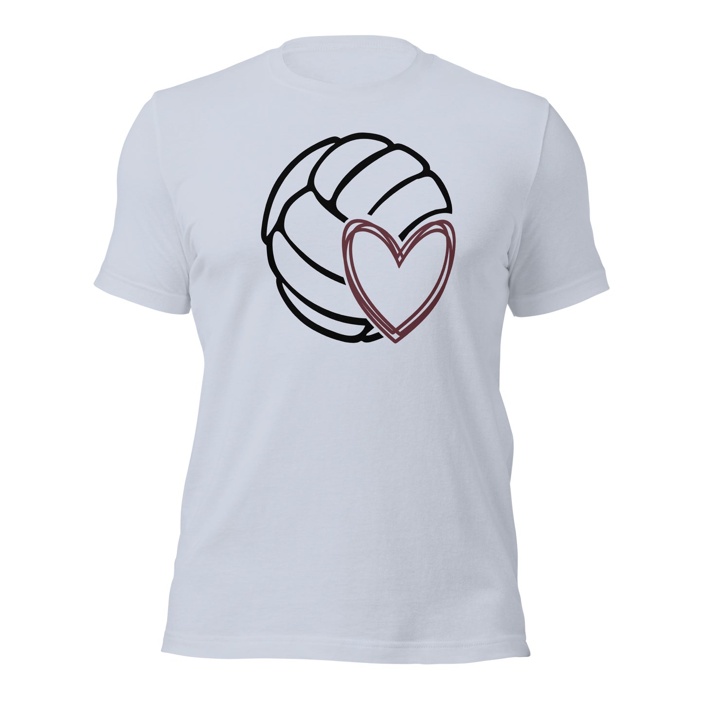 Volleyball + Heart T-shirt