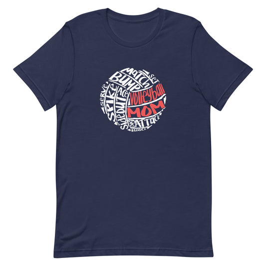 Volleyball Mom Ball T-Shirt