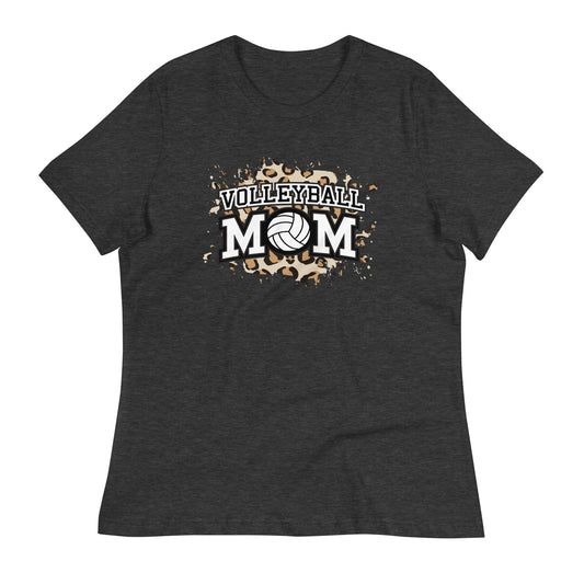 Cheetah Volleyball Mom T-Shirt