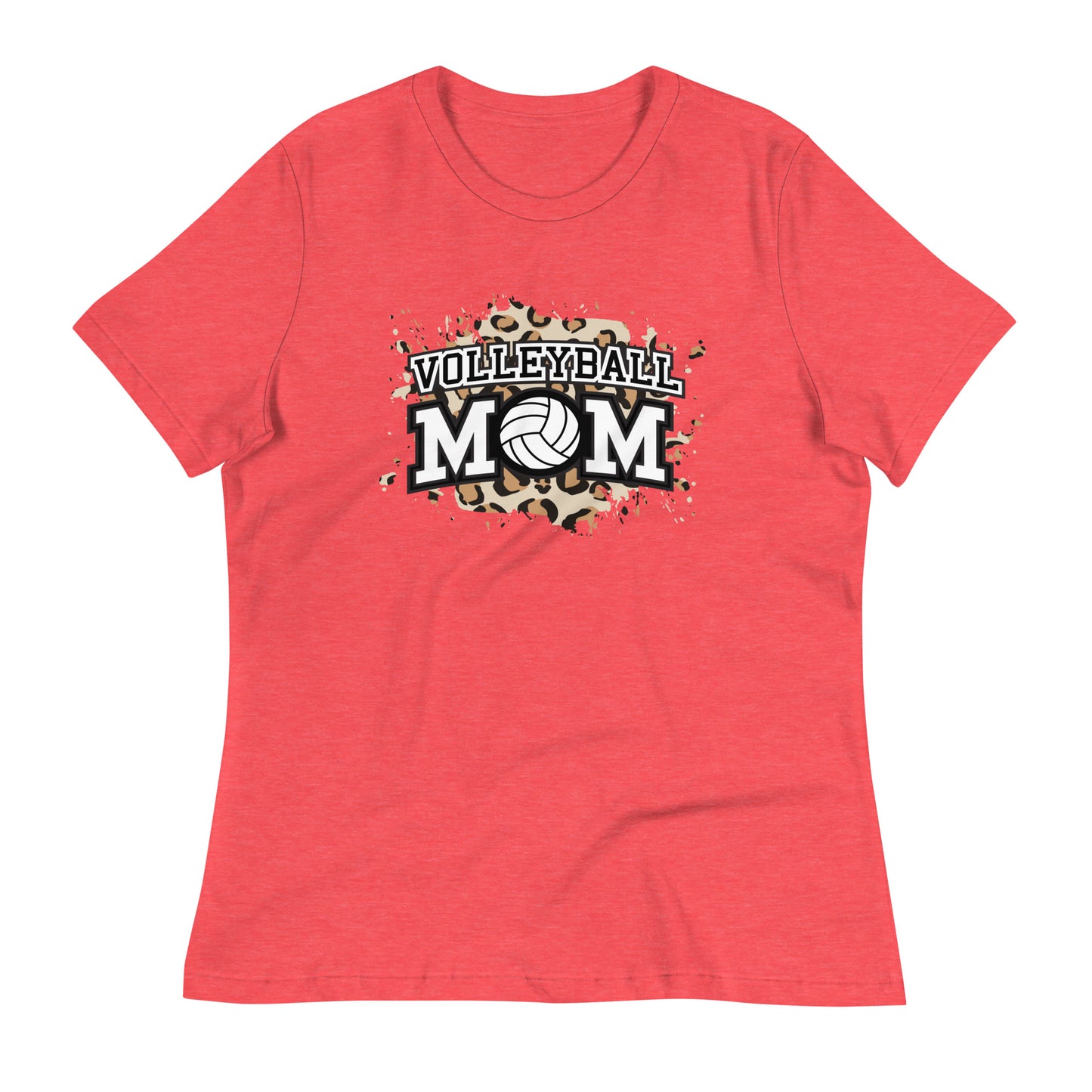 Cheetah Volleyball Mom T-Shirt