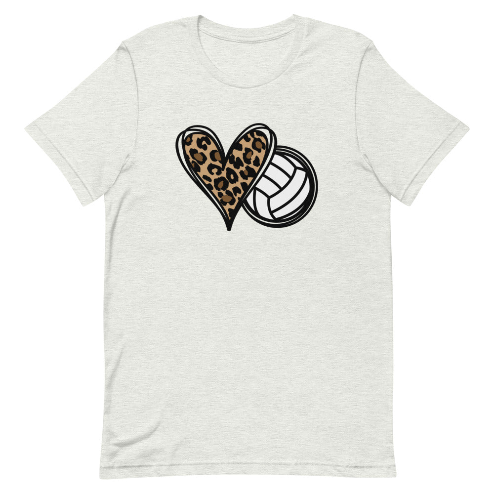 Cheetah Heart Volleyball T-shirt