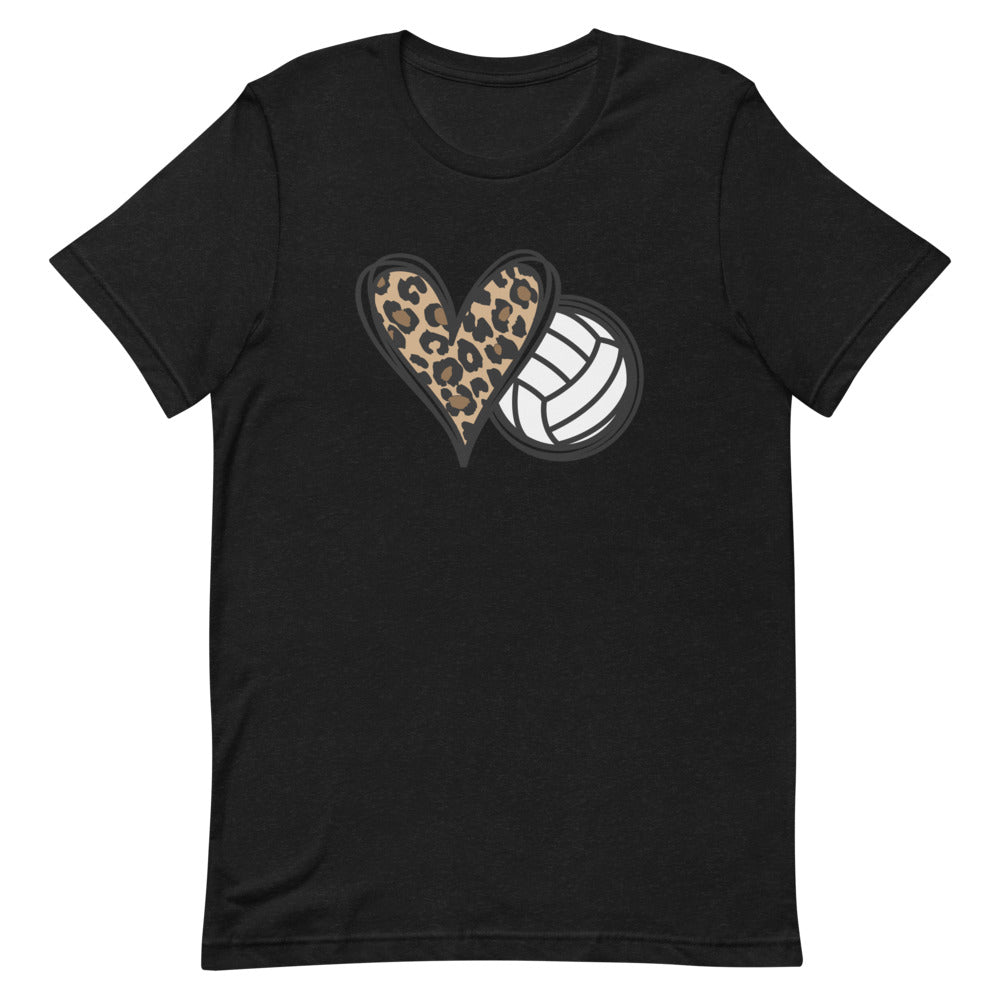 Cheetah Heart Volleyball T-shirt