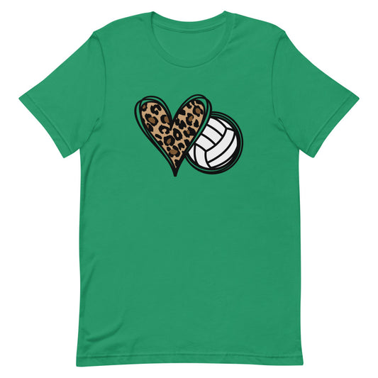 Cheetah Heart Volleyball T-shirt