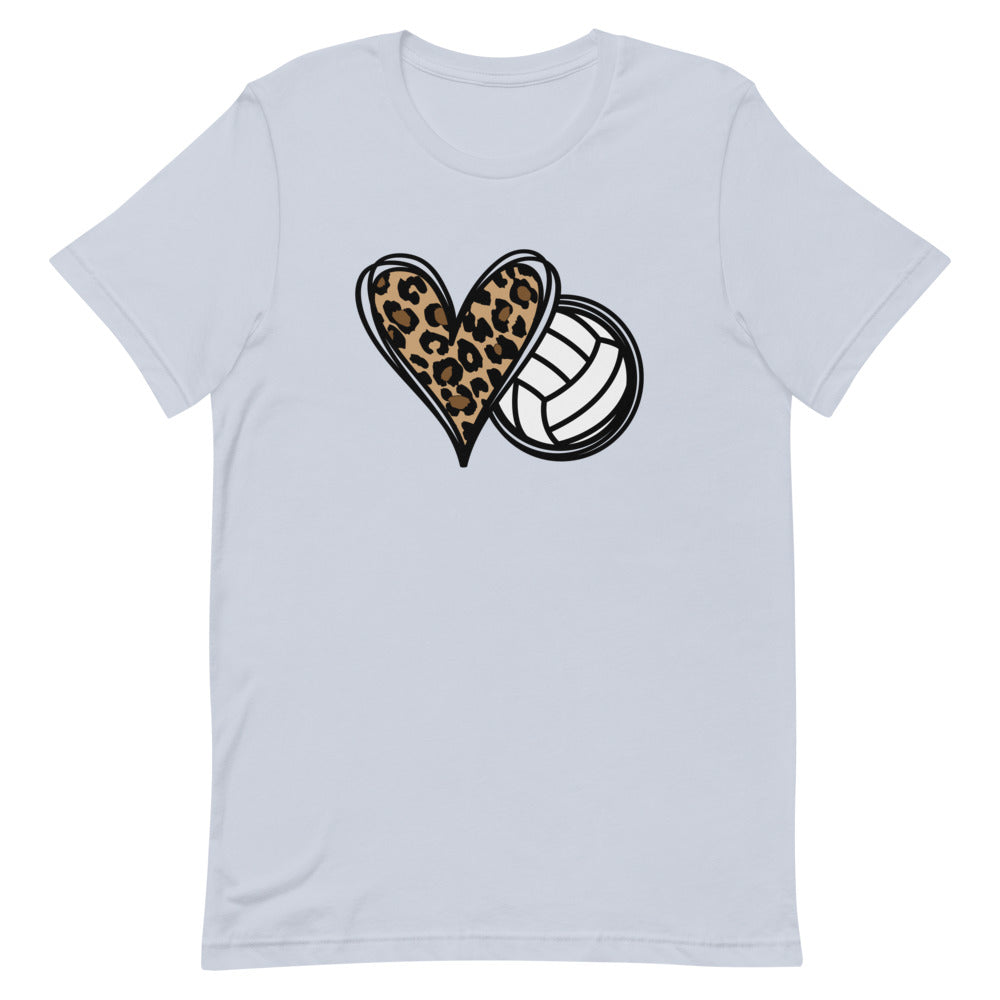 Cheetah Heart Volleyball T-shirt