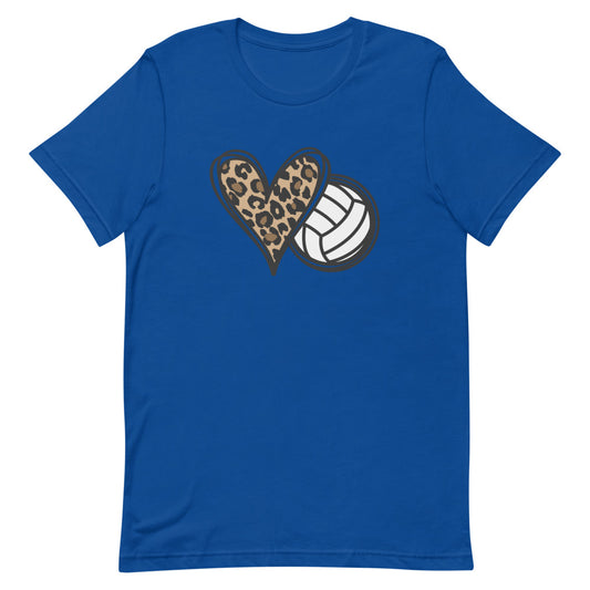 Cheetah Heart Volleyball T-shirt